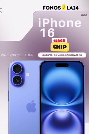 iPhone 16 128GB Chip Físico